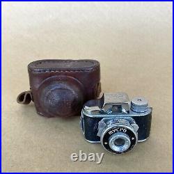 Mycro Vintage Subminiature Hit Type Film Camera With 20mm 4.5 Lens & Case, NICE
