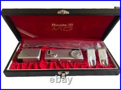 NEW IN BOX vintage MINOLTA 16 MG KIT 16mm Subminiature Camera SUPERB COND NEW IN BOX vintage MINOLTA 16 MG KIT 16mm Subminiature Camera SUPERB COND