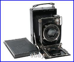 Nagel 33 Recomar Folding Plate Film Camera Tessar 14.5 f=13.5cm