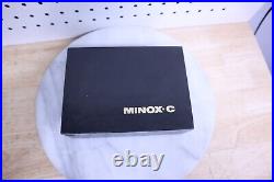 Nice Vintage Rare Minox C Subminiature Film Camera With Case Box & Manuals Germany