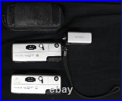 Original Vintage Minolta 16QT Spy Camera withFlash Attachment Lot of 2 Miniature