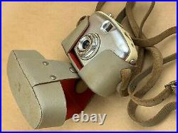Pentacon Penti Vintage Half Frame Film Camera with meyer Lens Silver & white