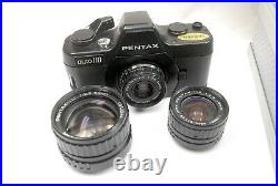 Pentax Auto 110 SLR large outfit in original attache case, VGC and all working