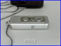 RARE 1950's Minox IIIs Subminature Spy Camera Vintage Antique Wetzlar