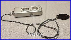 RARE Minox Wetzlar Subminiature Model A Spy Camera Germany with Chain #75898