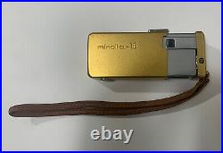 RARE Vintage GOLD Minolta-16 Model I Rokkor 3.5/25 mm FREE SHIPPING