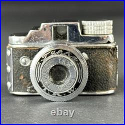 Rare Vintage 1950s Subminiture Camera Takka T. K. W 20mm With Case Made In Japan Rare Vintage 1950s Subminiture Camera Takka T. K. W 20mm With Case Made In Japan