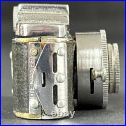 Rare Vintage 1950s Subminiture Camera Takka T. K. W 20mm With Case Made In Japan Rare Vintage 1950s Subminiture Camera Takka T. K. W 20mm With Case Made In Japan