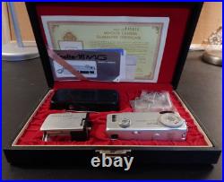 Rare Vintage Cased MINOLTA-16 MG Subminiature Spy Camera-Accessories With Case NIB