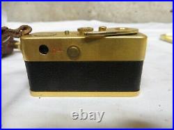 Rare Vintage Golden RICOH 16 Subminiature Vintage Film Camera & case - EXC