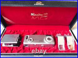 Rare Vintage Minolta 16mg camera complete kit with Accessories