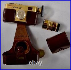 Ricoh 16 golden RICOH Subminiature camera Japan + Telepoto Lens Photo Vintage