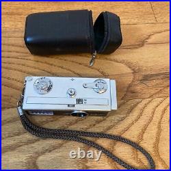Rollei 16 Camera Vintage Untested Very Good Physical Condition With Case