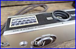 Rollei 16 S 16mm Film Subminiature Camera Rolleiflash Germany Carl Zeiss Vintage Rollei 16 S 16mm Film Subminiature Camera Rolleiflash Germany Carl Zeiss Vintage