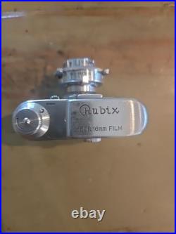 Rubix 16mm Hope Anastigmat Vintage Miniature Camera 25mm 13.5 lens and Case