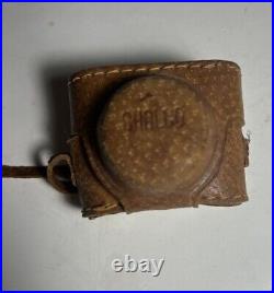 SHALCO Hit Type Vintage Subminiature Spy Camera And Camera Case Made in Japan