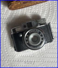 SHALCO Hit Type Vintage Subminiature Spy Camera And Camera Case Made in Japan