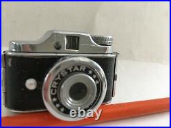SPY Camera + Lens WORKS Antique SPY Miniature + Crystar Vintage 1950
