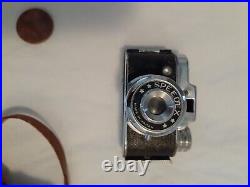 Speedex Spy Mini Camera With Leather Case And Papers, Vintage