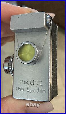 Stecky miniature Vintage 16mm camera Rare Non working Nostalgia