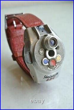 Steineck ABC subminiature spy watch camera, c. 1948, excellent condition