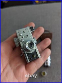 Steky Model III A 3A Camera 40mm f5.6 & 25mm f3.5 lens Vintage subminiature 16mm