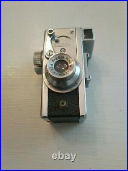 Steky Model III B Vintage Subminiature Film Camera 13.5 F=2.5cm Riken 16mm film
