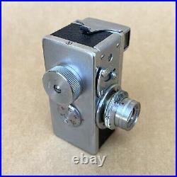 Steky Model III Vintage Subminiature Film Camera With Anastigmat 25mm 3.5 & Case