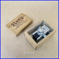Steky Model III Vintage Subminiature Film Camera With Anastigmat 25mm 3.5 Lens