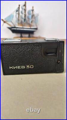 Subminiature 16mm Film Camera Vintage USSR Pocket Kiev-30 Tested used rare Subminiature 16mm Film Camera Vintage USSR Pocket Kiev-30 Tested used rare