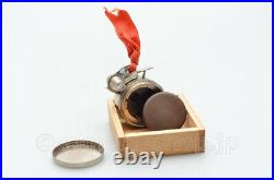 Subminiature camera with wooden box and instruction