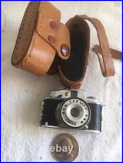TEEMEE Vintage Spy Camera Made in Japan with leather case