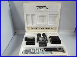 TESSINA 35 Made in Switzerland miniature camera kit completo molto raro BLACK