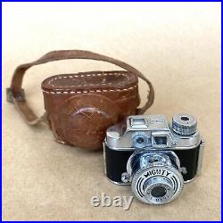TOKO MIGHTY VINTAGE SUBMINIATURE SPY FILM CAMERA (HIT TYPE) With 4.5 LENS & CASE