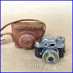 TOKO Vintage Subminiature Spy Film Camera (Hit Type) With 4.5 Lens & Leather Case