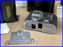 Tessina 35 Black Vintage Subminiature Camera Gorgeous Complete Set