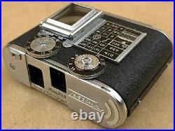Tessina 35 Black Vintage Subminiature Camera Gorgeous Complete Set