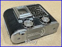 Tessina Black Vintage Subminiature Camera with25mm f/2.8 Made in Switzerland-Rare