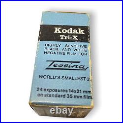 Tessina Sub-Miniature Kodak Tri-X Film Collectible Vintage Cam UNOPENED RARE