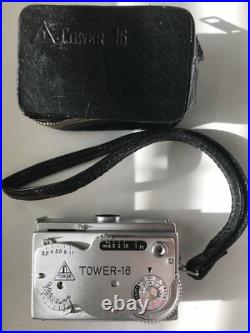 Tower 16 camera subminiature Mamiya-16 with case, strap, sears