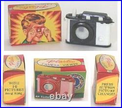Toy Camera Viewer in Box 1950s Vintage Original Hong Kong Movie Stars NOS Old