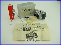 Toyoca 16 Subminiature TOGOUDO Camera w Box Tripod Shade & Instructions RARE