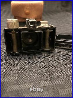 ULCA TSL Black Vintage Subminiature Spy Film Camera Made In Pittsburgh With Case