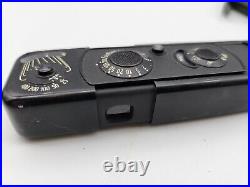 UNTESTED Minox B BLACK Film Spy Camera Meter Very Rare Vintage with Case & Manual