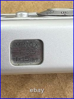 UNTESTED PARTS ONLY Vintage Minox C Subminiature Camera 135 f=15mm Germany UNTESTED PARTS ONLY Vintage Minox C Subminiature Camera 135 f=15mm Germany