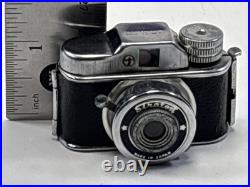 UNTESTED Siraton Hit Style Camera 14×14mm Exposures 17.5mm Film Vintage RARE UNTESTED Siraton Hit Style Camera 14×14mm Exposures 17.5mm Film Vintage RARE