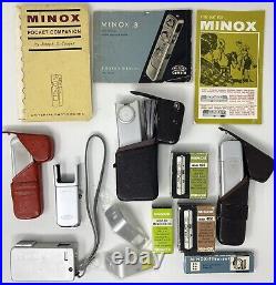 UNTESTED Vintage Lot of Mixed Minox Miniature Spy Cameras