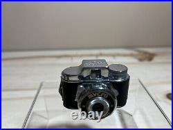 UNTESTED Vintage MYCRO SANWA Spy Camera withLeather Case Occupied Japan Rare