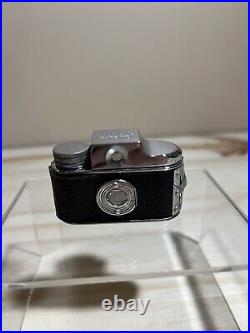 UNTESTED Vintage MYCRO SANWA Spy Camera withLeather Case Occupied Japan Rare