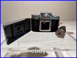 UNTESTED Vintage MYCRO SANWA Spy Camera withLeather Case Occupied Japan Rare